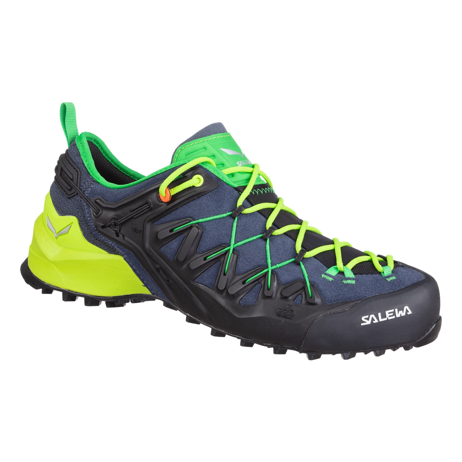 Salewa Men's Wildfire Edge Approach Shoes Grey/Blue/Yellow PSK-860732